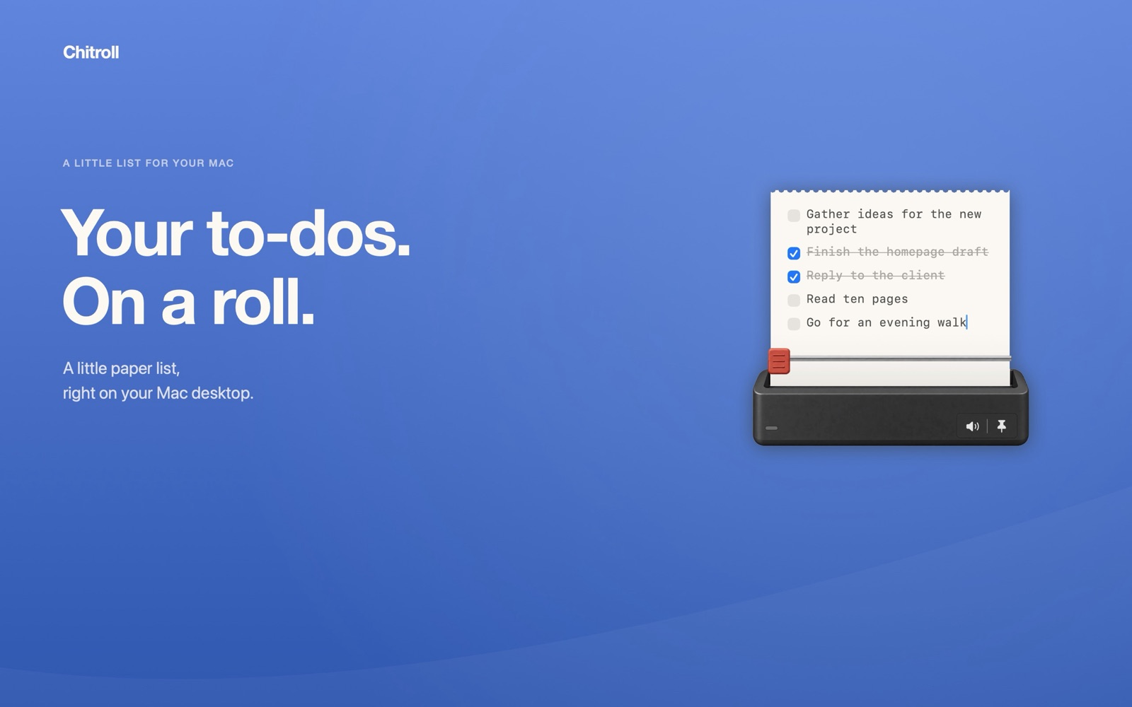 Chitroll marketing image